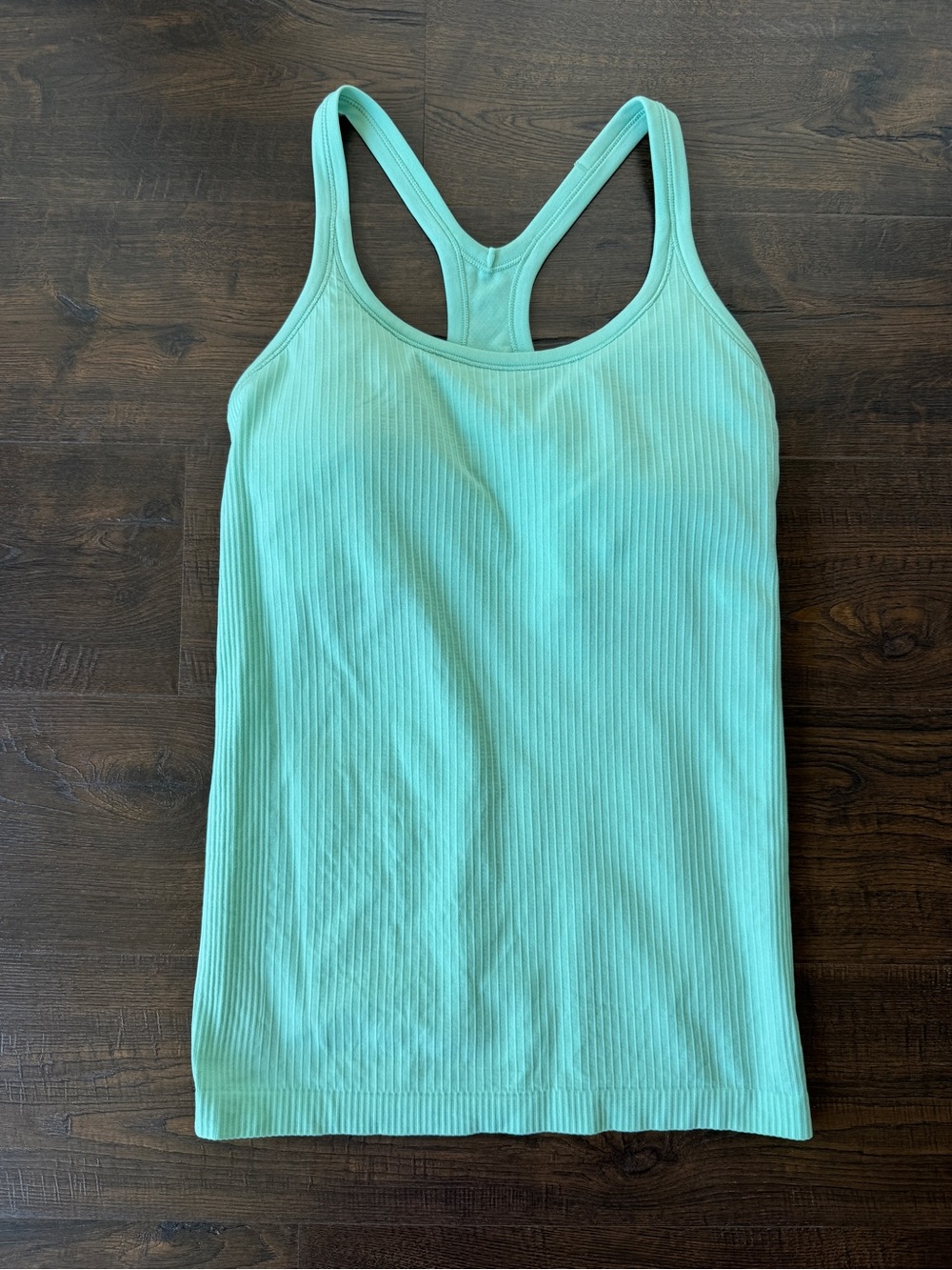 lululemon athletica Ribbed Racerback Ebb To Street Tank in Mint Green
